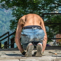 Laying tiles