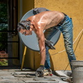 Laying tiles