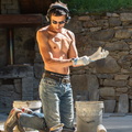 Laying tiles