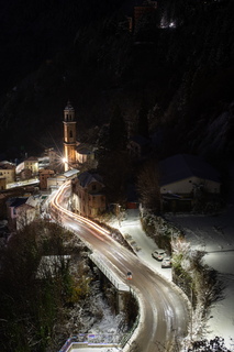 Sondalo di notte